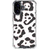 B&W Leopard iPhone 16 Clear Case