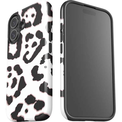 B&W Leopard iPhone 16 Impact Case