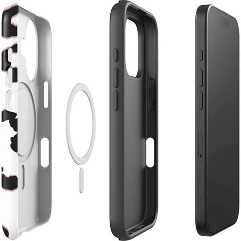 B&W Leopard iPhone 16 Magsafe Impact Case