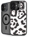 B&W Leopard iPhone 16 Plus Kickstand Case