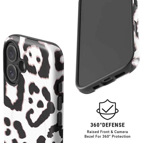B&W Leopard iPhone 16 Plus Magsafe Impact Case