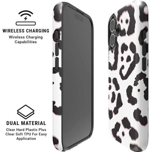 B&W Leopard iPhone 16 Plus Magsafe Impact Case