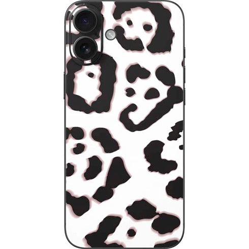 B&W Leopard iPhone 16 Plus Skin
