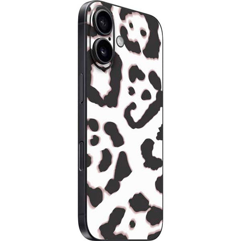 B&W Leopard iPhone 16 Plus Skin