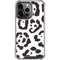 B&W Leopard iPhone 16 Pro Clear Case