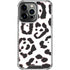 B&W Leopard iPhone 16 Pro Clear Case