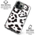 B&W Leopard iPhone 16 Pro Max Clear Case
