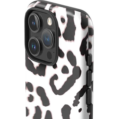 B&W Leopard iPhone 16 Pro Max Impact Case