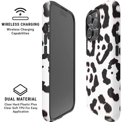 B&W Leopard iPhone 16 Pro Max Magsafe Impact Case