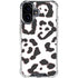 B&W Leopard iPhone 17 Clear Case