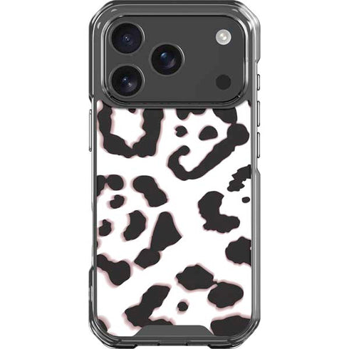 B&W Leopard iPhone 18 Pro Clear Case