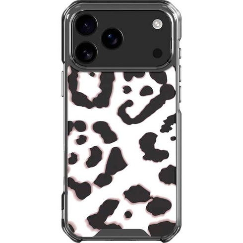 B&W Leopard iPhone 18 Pro Max Clear Case