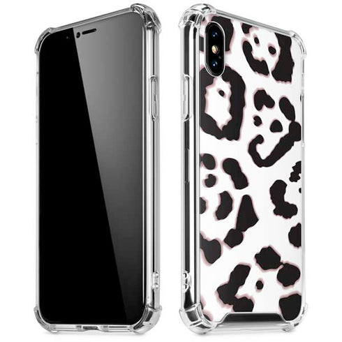 B&W Leopard iPhone X/XS Clear Case