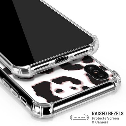 B&W Leopard iPhone X/XS Clear Case