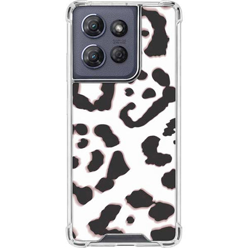 B&W Leopard Moto G 5G (2025) Clear Case