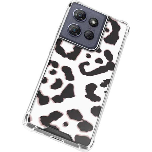 B&W Leopard Moto G 5G (2025) Clear Case