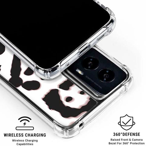 B&W Leopard Moto G Power 5G (2024) Clear Case