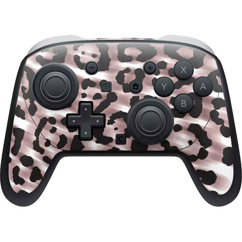 B&W Leopard Nintendo Switch 2 (2025) Pro Controller Skin