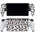 B&W Leopard PlayStation Portal Remote Player Skin