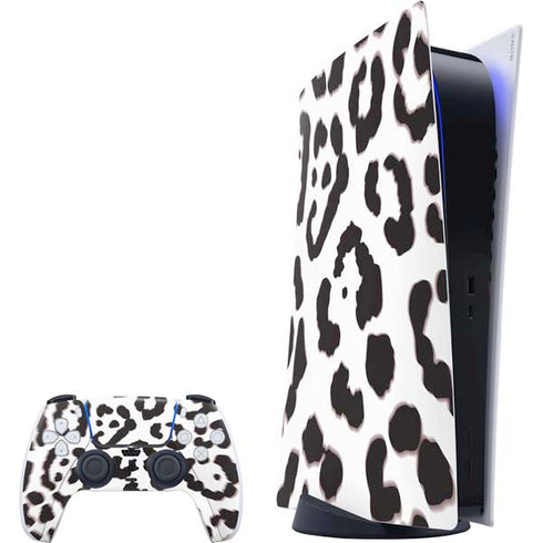 B&W Leopard PlayStation PS5 Skins