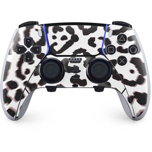 B&W Leopard PS5 DualSense Edge Pro Controller Skin