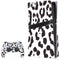 B&W Leopard PS5 Pro Disk Bundle Skin