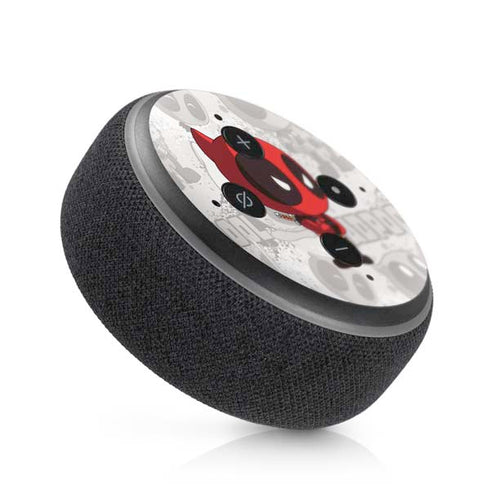 Marvel Deadpool Babypool Amazon Echo Dot Skin