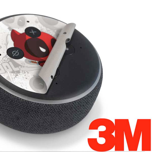 Marvel Deadpool Babypool Amazon Echo Dot Skin