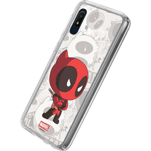 Marvel Deadpool Babypool Galaxy A10e Clear Case
