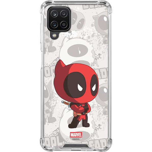 Marvel Deadpool Babypool Galaxy A12 Clear Case