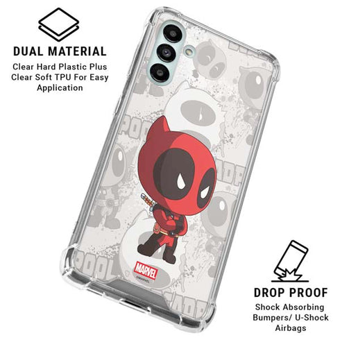 Marvel Deadpool Babypool Galaxy A13 5G Clear Case
