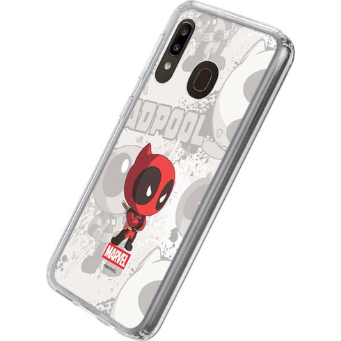 Marvel Deadpool Babypool Galaxy A20 Clear Case