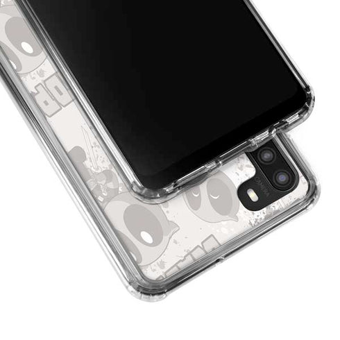 Marvel Deadpool Babypool Galaxy A21 Clear Case