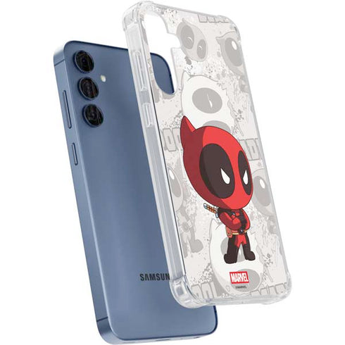 Marvel Deadpool Babypool Galaxy A35 5G Clear Case