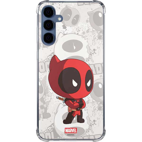Marvel Deadpool Babypool Galaxy A55 5G Clear Case