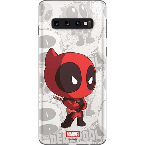 Marvel Deadpool Babypool Galaxy S10 Skin