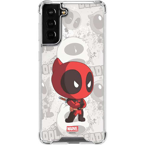 Marvel Deadpool Babypool Galaxy S21 FE Clear Case