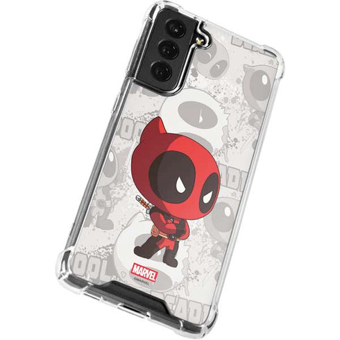 Marvel Deadpool Babypool Galaxy S21 FE Clear Case
