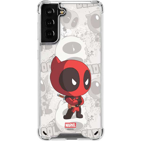 Marvel Deadpool Babypool Galaxy S21 Plus 5G Clear Case