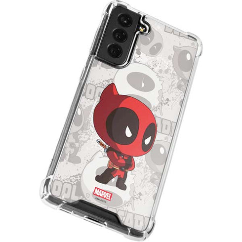 Marvel Deadpool Babypool Galaxy S22 Clear Case