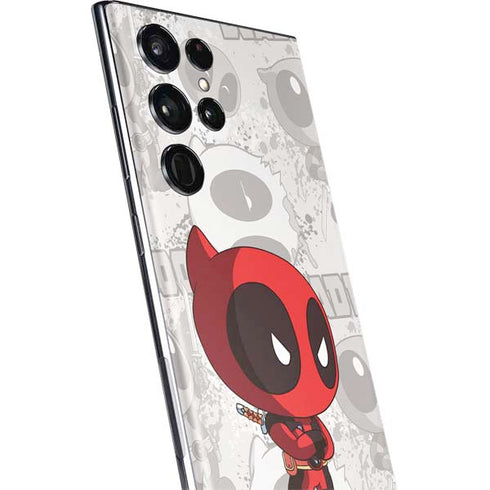 Marvel Deadpool Babypool Galaxy S22 Ultra Skin