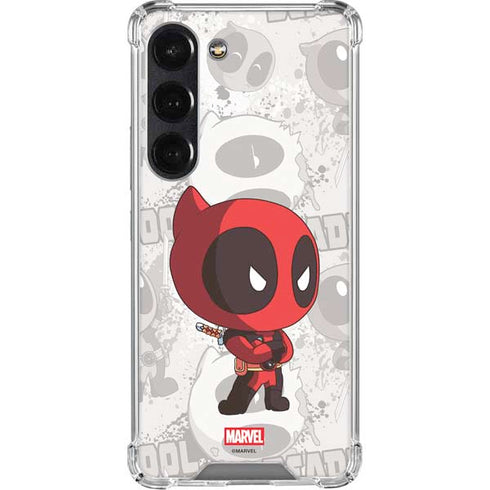 Marvel Deadpool Babypool Galaxy S23 Clear Case