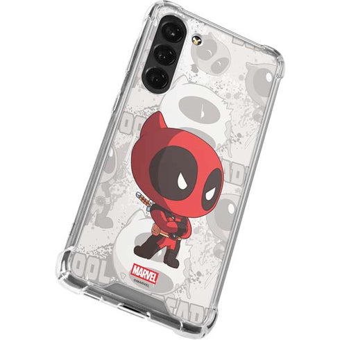 Marvel Deadpool Babypool Galaxy S23 Plus Clear Case