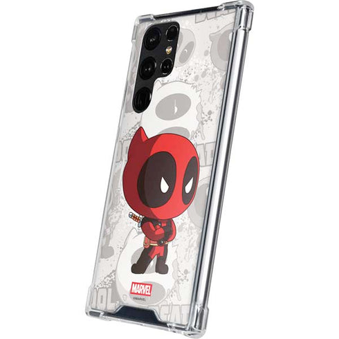 Marvel Deadpool Babypool Galaxy S23 Ultra Clear Case