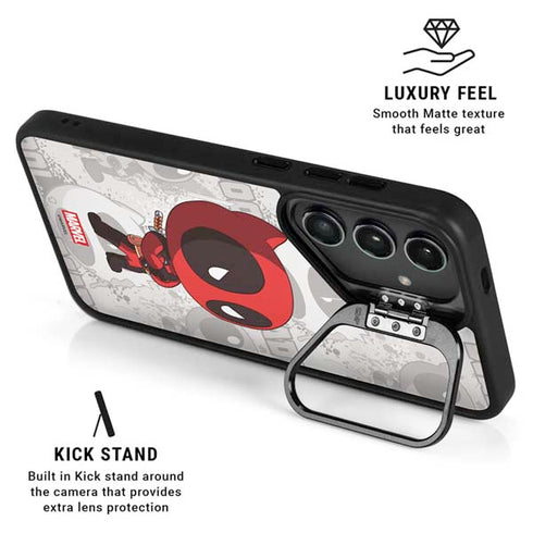 Marvel Deadpool Babypool Galaxy S24 Plus Kickstand Case