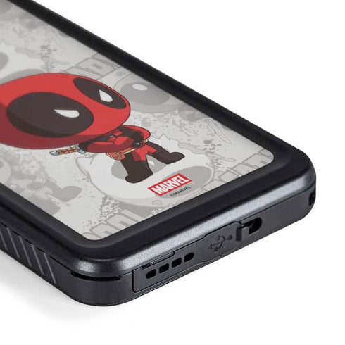 Marvel Deadpool Babypool Galaxy S24 Plus Waterproof Case