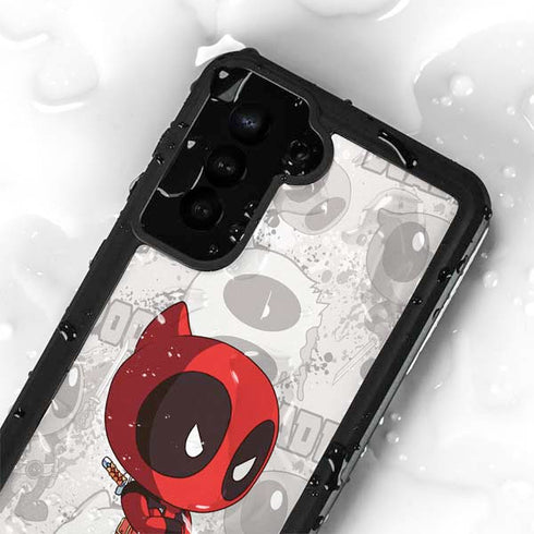 Marvel Deadpool Babypool Galaxy S24 Plus Waterproof Case