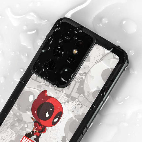 Marvel Deadpool Babypool Galaxy S24 Ultra Waterproof Case