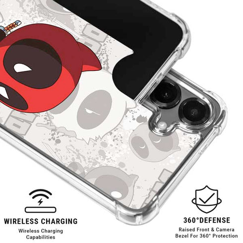 Marvel Deadpool Babypool Galaxy S26 Plus Clear Case