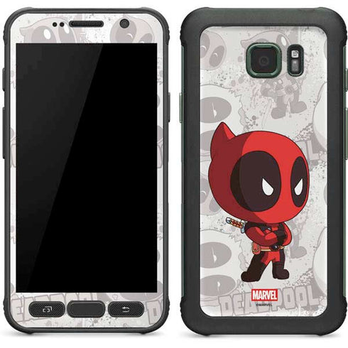 Marvel Deadpool Babypool Galaxy S7 Active Skin